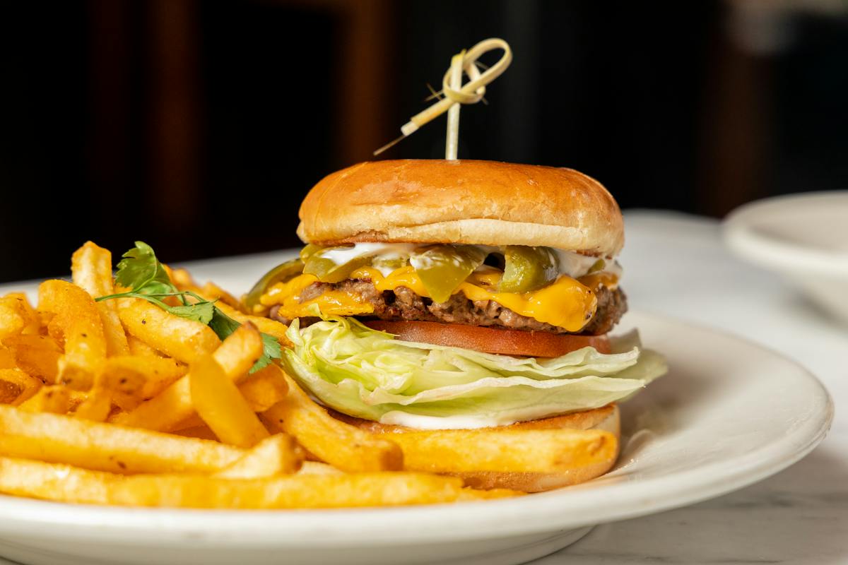 All vegan spicy burger