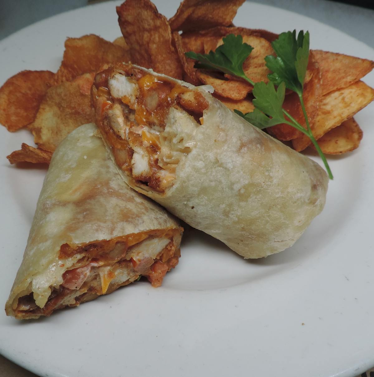 Tacos & Wraps at The L.A. Cafe in Downtown Los Angeles