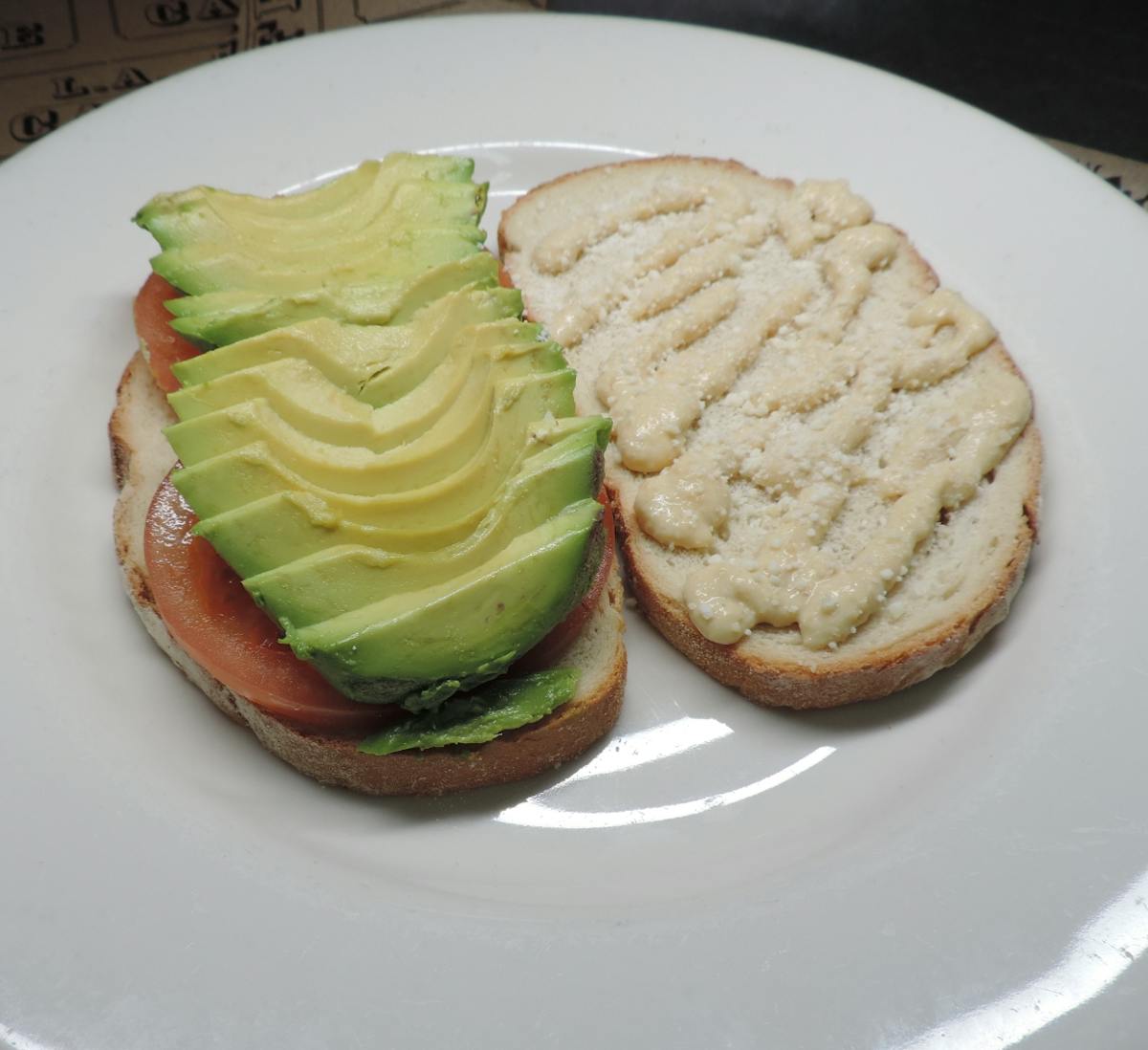 Avocado and tomato toast