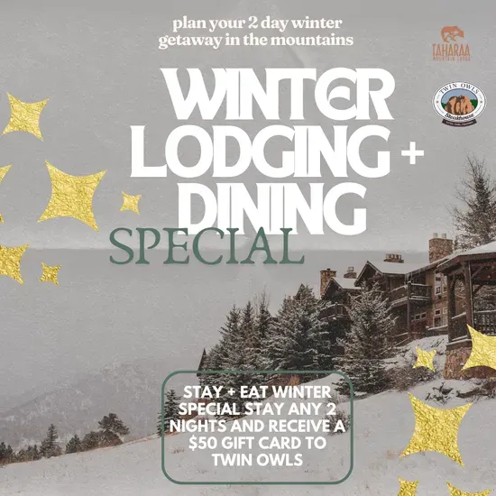 Taharaa Winter Lodging + Dining Special