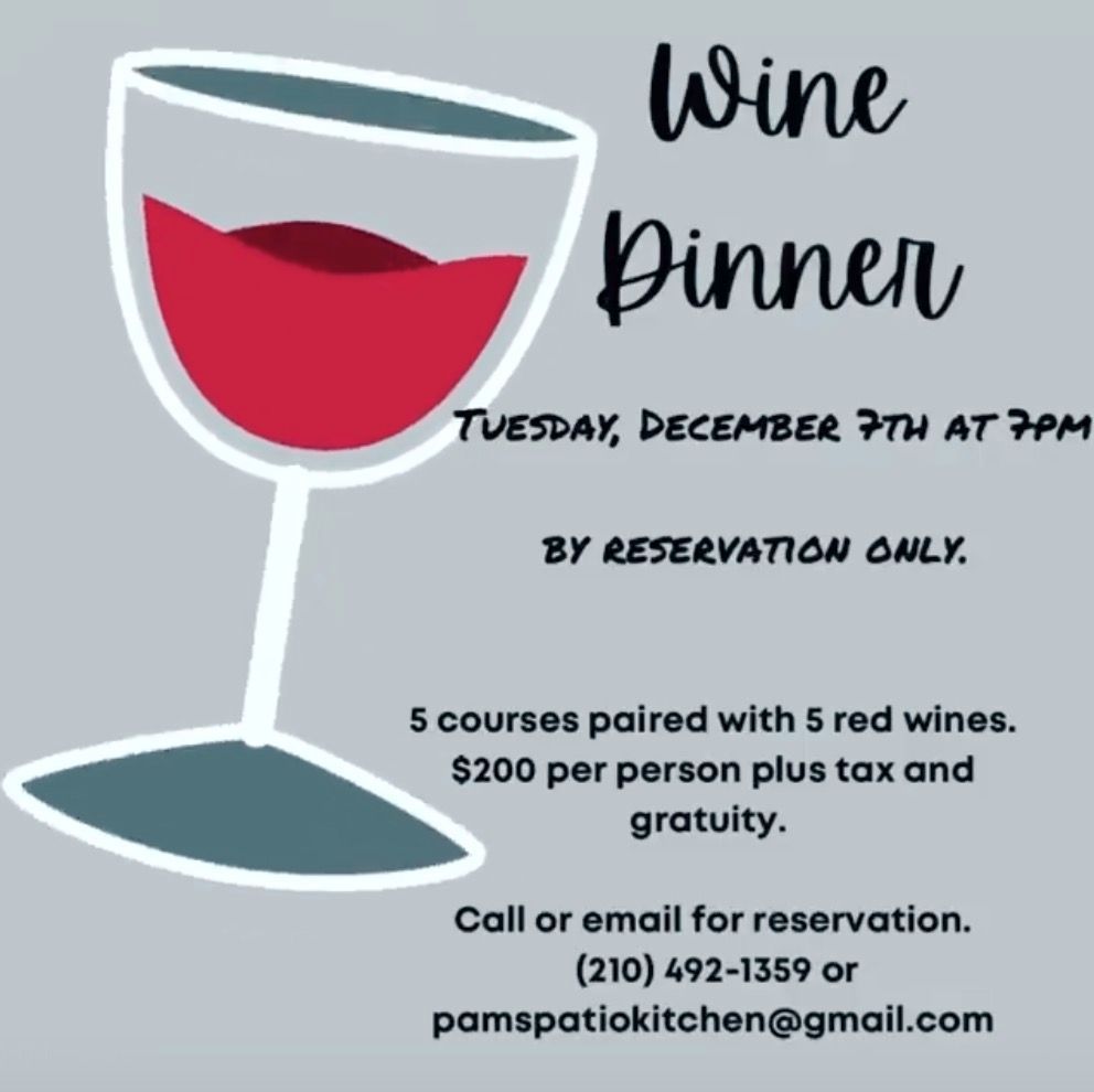 Wine Dinner