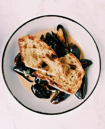 Sherry Cream Mussels