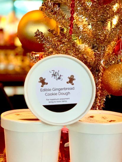 Edible Gingerbread Cookie Dough