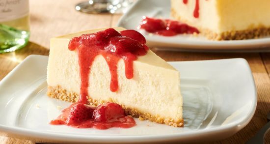Sicilian Cheesecake with Strawberry Topping (V)
