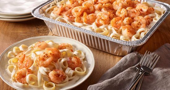 Shrimp Alfredo (Serves 4 - 6)