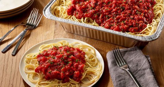 Spaghetti with Marinara Sauce (Serves 4 - 6)