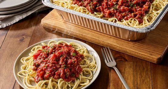 Spaghetti with Meat Sauce** (Serves 4 - 6)