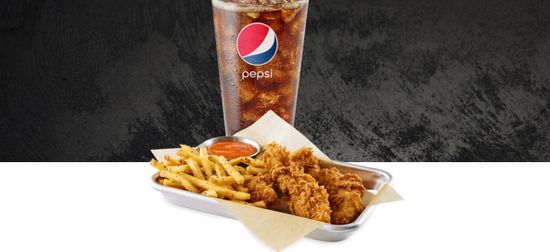 3 PIECE HAND-BREADED TENDERS LUNCH COMBO