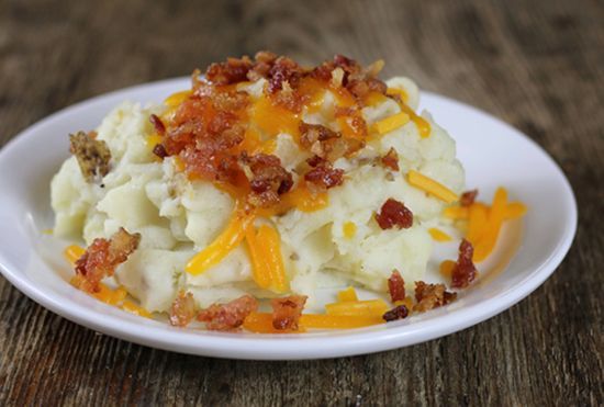 CHEESE & BACON MASHED POTATOES