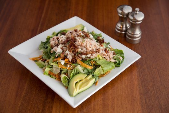 Grilled Shrimp and Avocado Caesar Salad