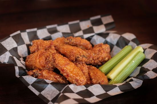 10 Bone-In Breaded Wings