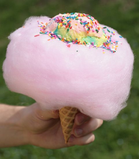 Cotton Candy Ice Cream Cloud