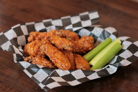 10 BONE-IN BREADED WINGS