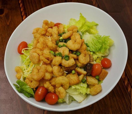 Southern Fried Shrimp Salad