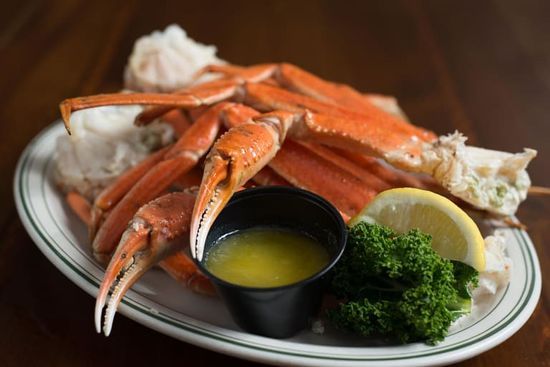 Steamed Alaskan Crab Legs