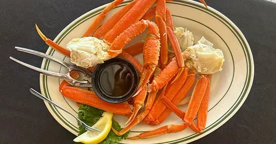 Steamed Alaskan Crab Legs