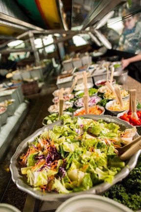 Salad Bar and Gumbo