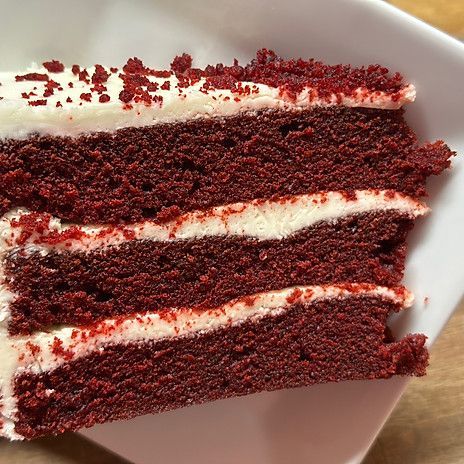 RED VELVET CAKE (NOT GF)(Soy)