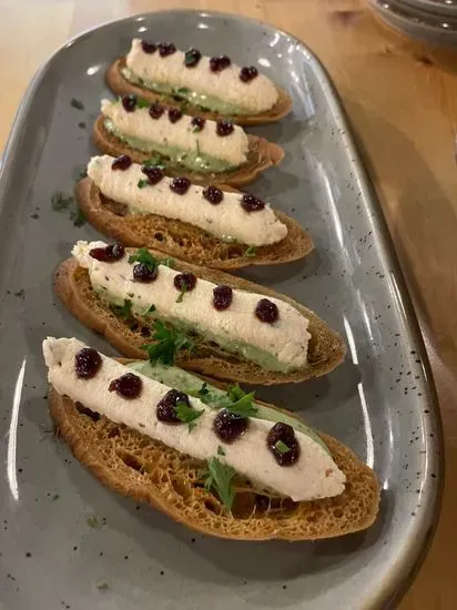 Boursin Cheese Crostini with Fruit Jam