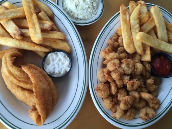 All-You-Can-Eat Popcorn Shrimp or Flounder