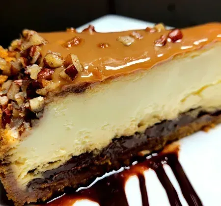 Caramel Fudge Cheesecake