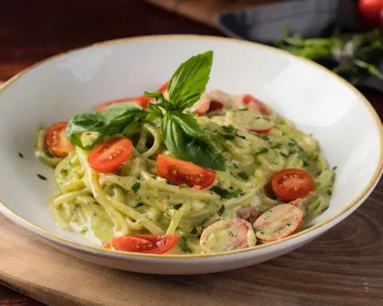 LINGUINE PESTO CREAM