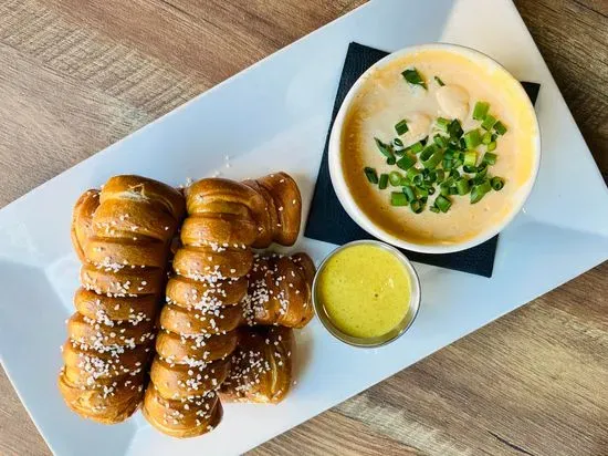 Beer Cheese and Pretzels