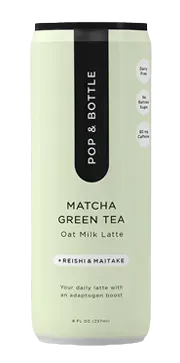 Matcha Tea Oat Milk Latte - POP & BOTTLE