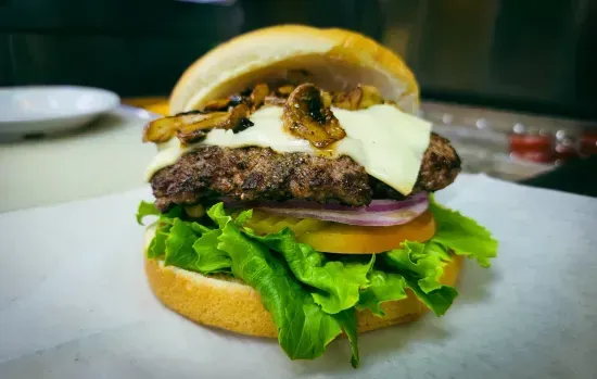 Mushroom Cheeseburger