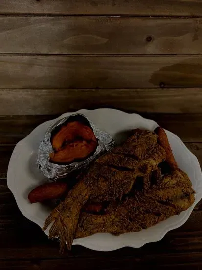 Fried Whole Catfish Bone-In