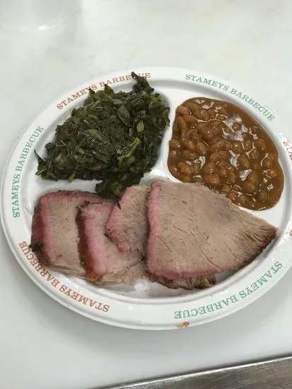 Sliced Pork Barbecue Plate