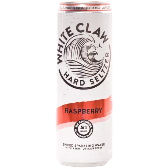 SELTZER - WHITE CLAW RASPBERRY 5%