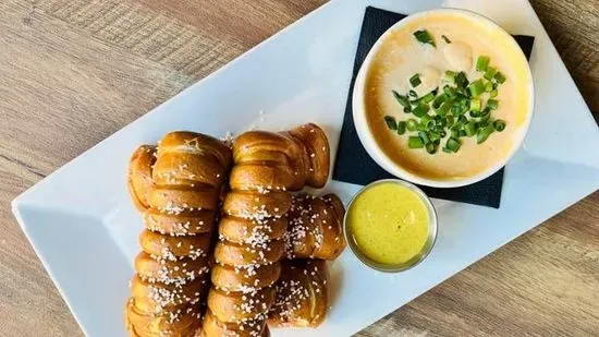 Beer Cheese and Pretzels