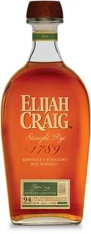 Elijah Craig Straight Rye