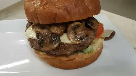 Mushroom Swiss Burger