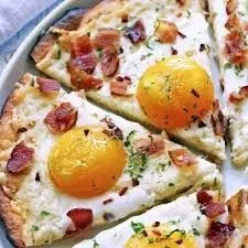 #11 BACON BREAKFAST PIZZA