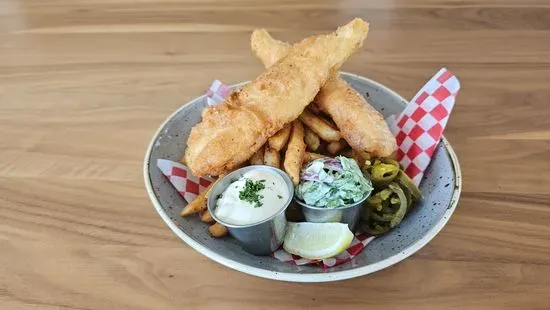 HAIDA GWAII HALIBUT FISH N’ CHIPS