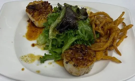 Pan Seared Scallops Appetizer