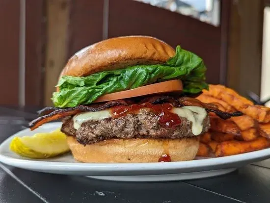 Spicy PB&J Burger