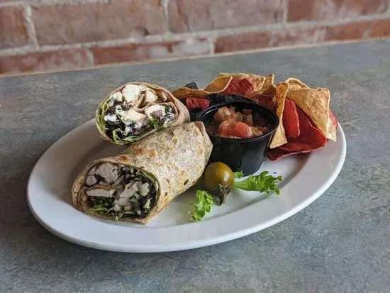 Cherry Pecan Chicken Wrap