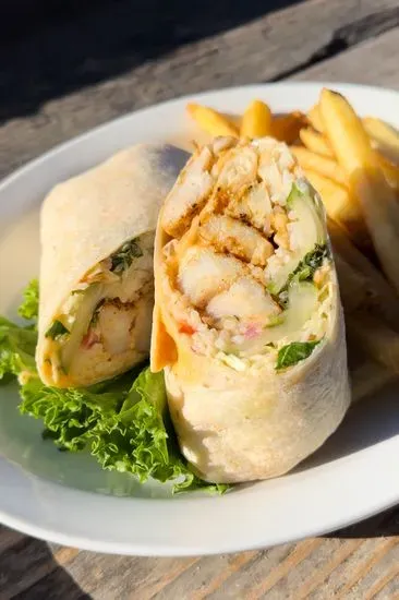 Blackened Fish Wrap