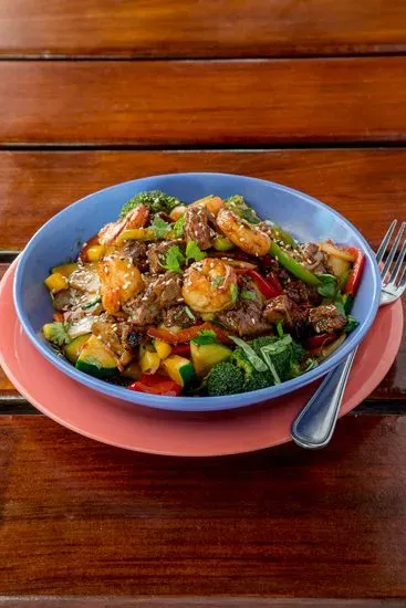 Sizzling Shrimp & Steak Bowl