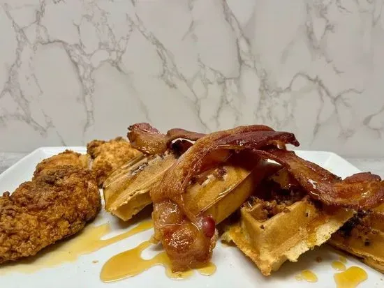 Chicken n' Bacon Waffle