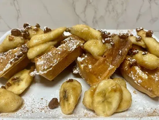 Banana Foster Waffle