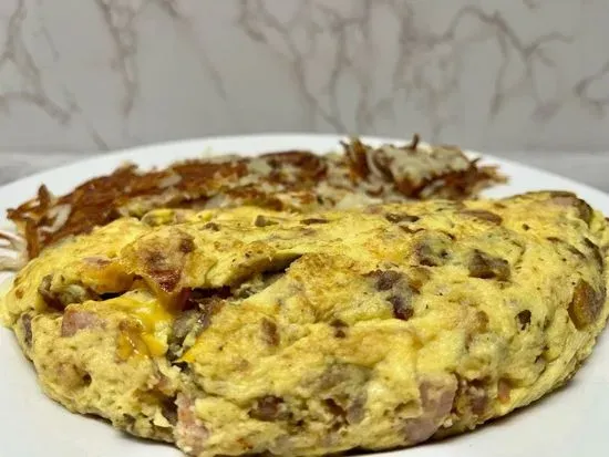 Meaty Cheesy Omelet