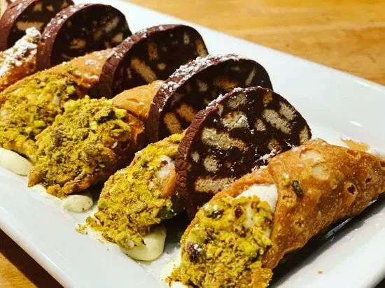 Cannoli-Salame al Cioccolato Duet