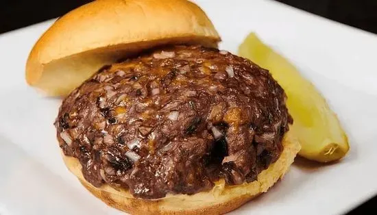 Mushroom Onion Cheeseburger Blended Burger