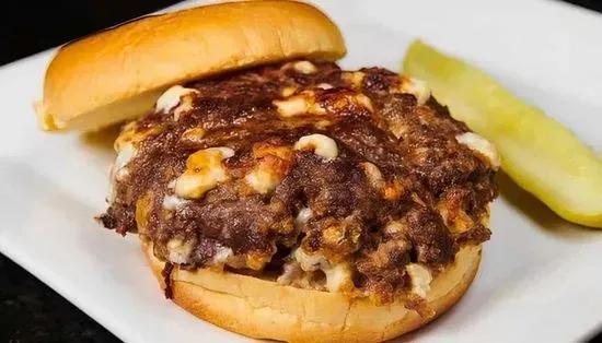 Buffalo & Blue Cheeseburger Blended Burger