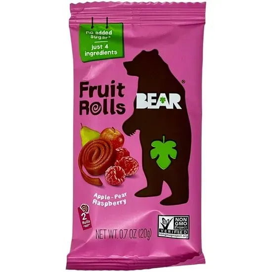 Bear Fruit Roll - Raspberry