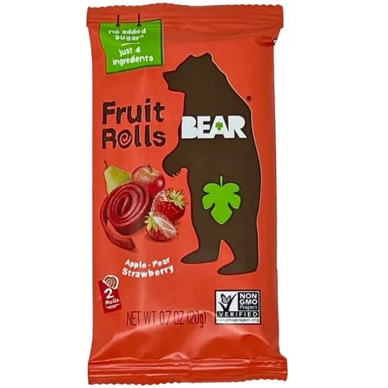 Bear Fruit Roll - Strawberry